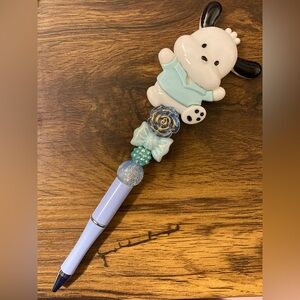 Cute Dog-Themed Pochaco Pen with Blue Accents